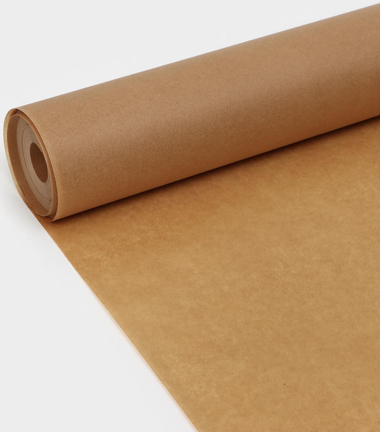 Пергамент силиконизированный Доляна, 38 см х 50 м, коричневый, жиростойкий