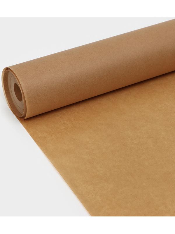 Пергамент силиконизированный Доляна, 38 см х 50 м, коричневый, жиростойкий