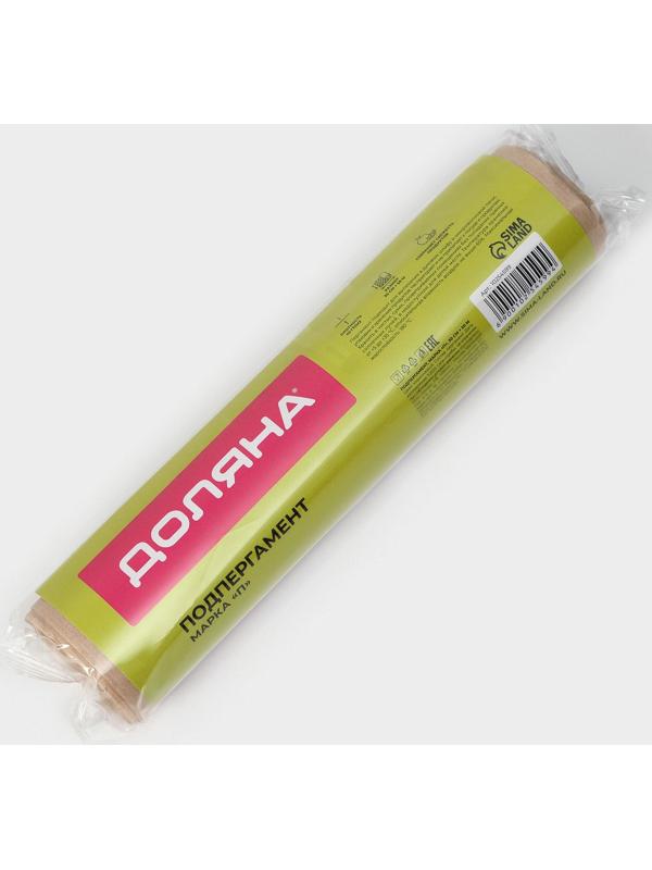 Подпергамент марка «П», пергамент для выпечки Доляна, 30 см х 50 м, 45 гр/м2