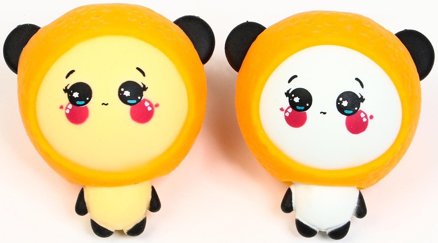 Мялка «Панда» с пастой, цвета МИКС