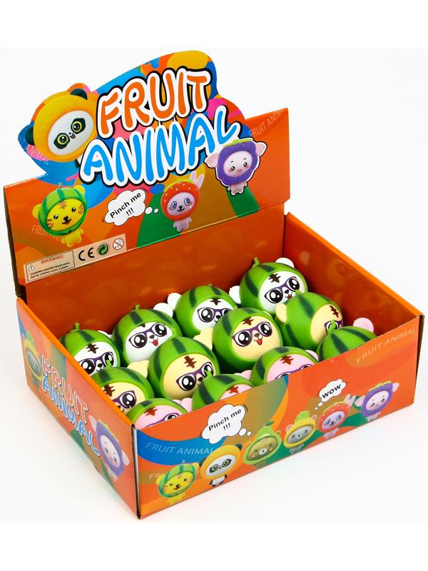 Мялка «Мишка» с пастой, цвета МИКС