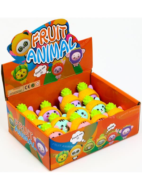 Мялка «Котик» с пастой, цвета МИКС