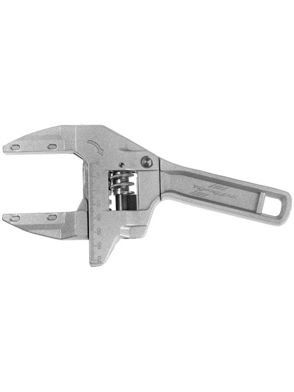 Ключ разводной сантехнический ТУНДРА, самозажимной, храповой механизм, до 75 мм, 200 мм