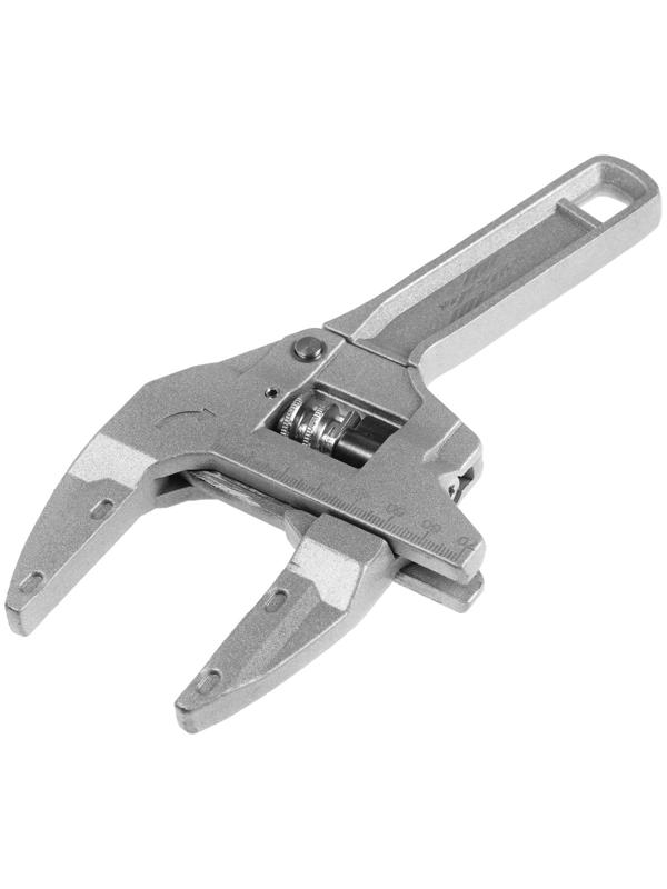 Ключ разводной сантехнический ТУНДРА, самозажимной, храповой механизм, до 75 мм, 200 мм