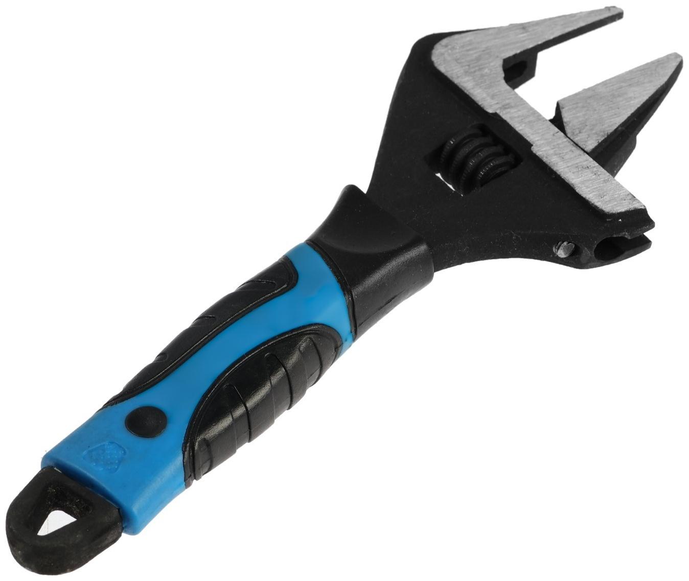 Ключ разводной с очень тонкими губками ТУНДРА, 2К рукоятка, толщина 2.5 мм, до 34 мм, 150 мм   98638