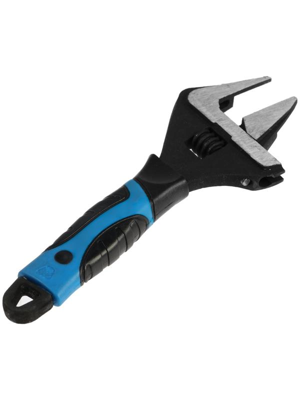 Ключ разводной с очень тонкими губками ТУНДРА, 2К рукоятка, толщина 2.5 мм, до 34 мм, 150 мм   98638