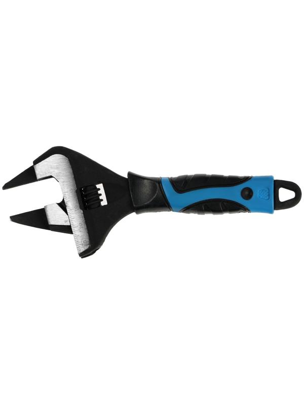 Ключ разводной с очень тонкими губками ТУНДРА, 2К рукоятка, толщина 2.5 мм, до 34 мм, 150 мм   98638