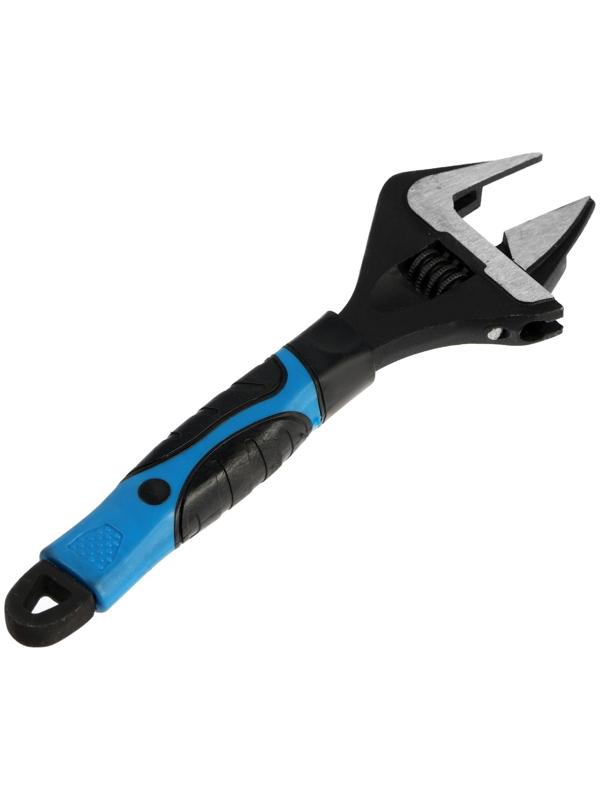 Ключ разводной с очень тонкими губками ТУНДРА, 2К рукоятка, толщина 2.5 мм, до 38 мм, 200 мм   98638