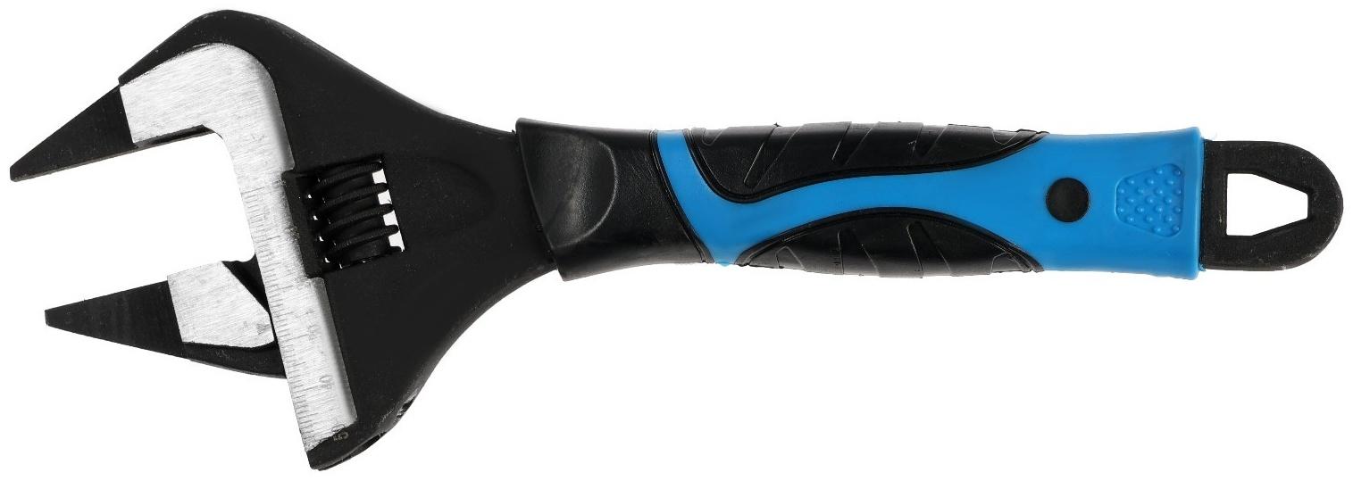 Ключ разводной с очень тонкими губками ТУНДРА, 2К рукоятка, толщина 3.5 мм, до 50 мм, 250 мм   98638