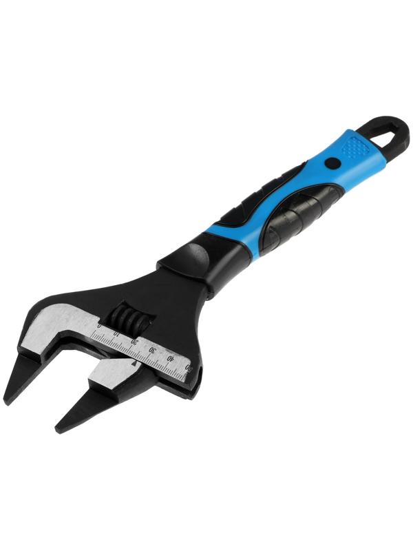 Ключ разводной с очень тонкими губками ТУНДРА, 2К рукоятка, толщина 3.5 мм, до 50 мм, 250 мм   98638