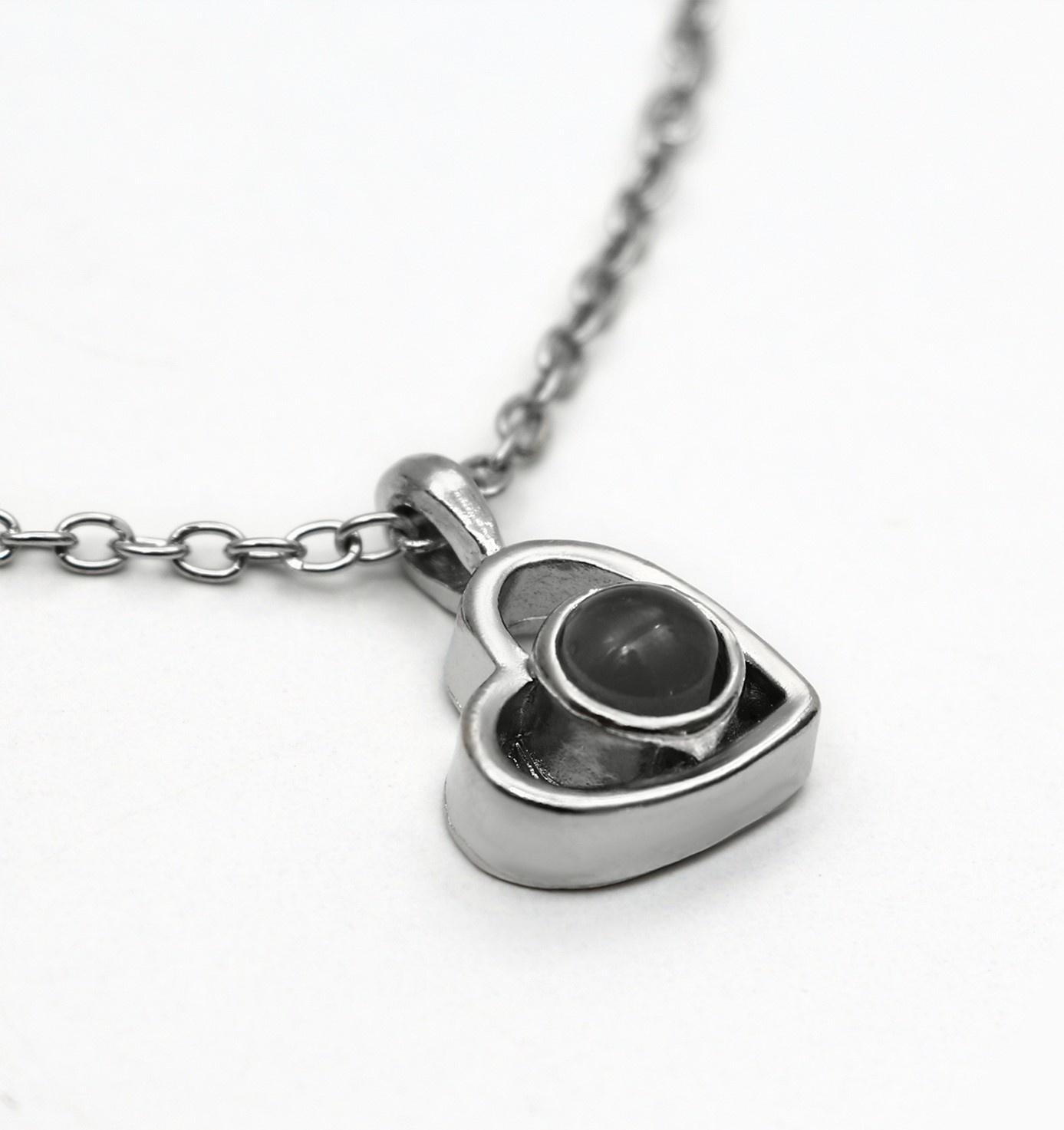 Набор кольцо и подвеска проекцией 