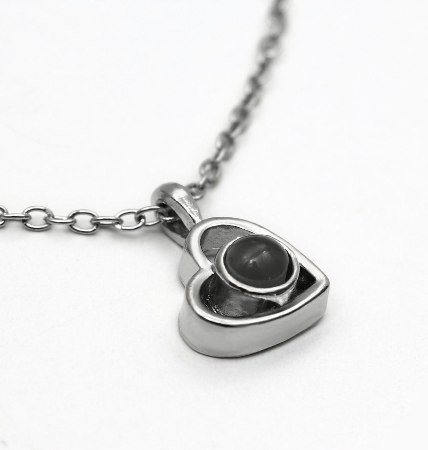 Набор кольцо и подвеска проекцией 