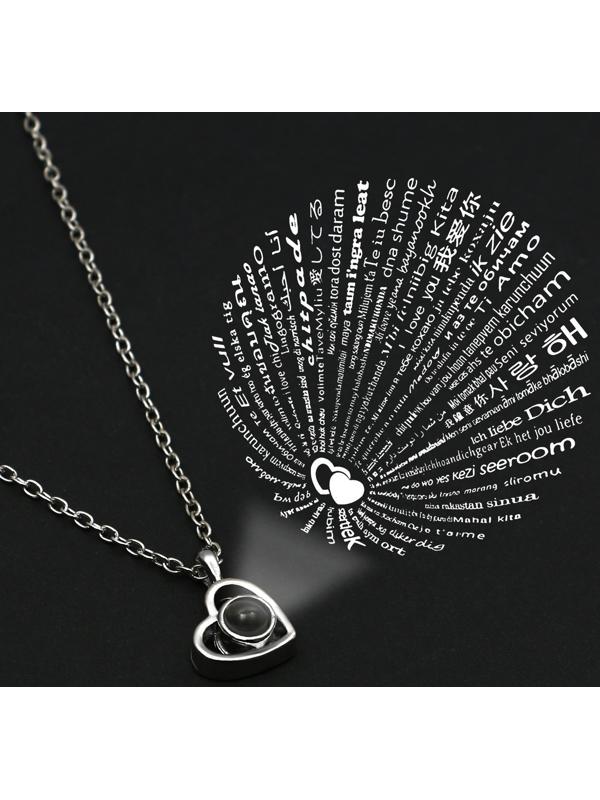 Набор кольцо и подвеска проекцией 