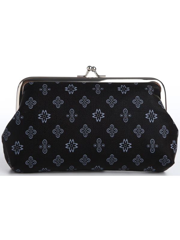 Косметичка на фермуаре, цвет чёрный