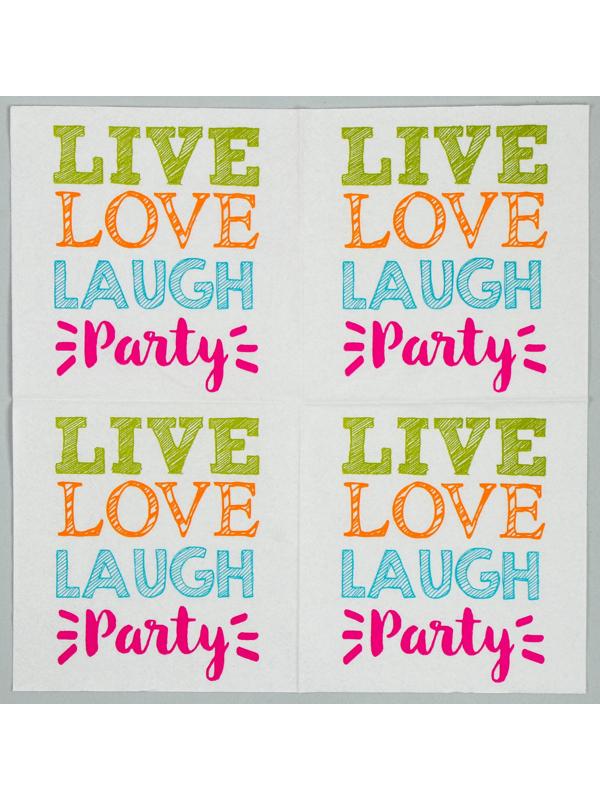 Салфетки бумажные «Радость» 25х25 см, набор 20 шт.