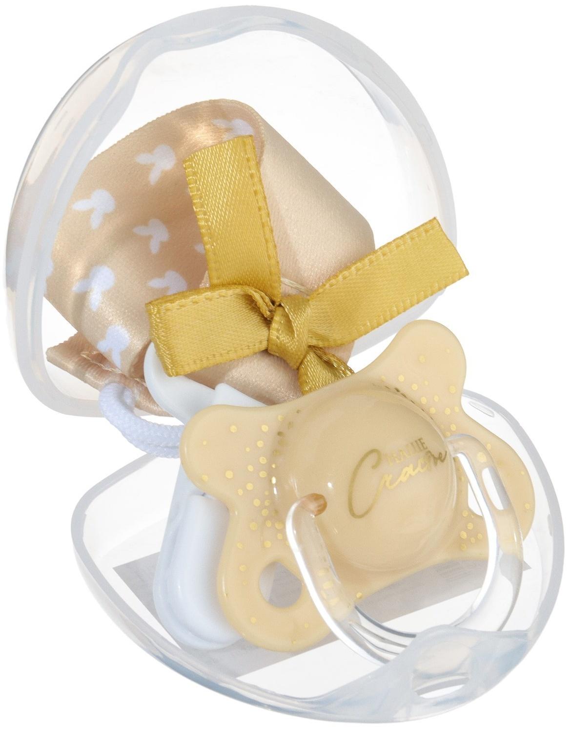 Соска - пустышка ортодонтическая «Счастье» силикон, в контейнере +6мес.