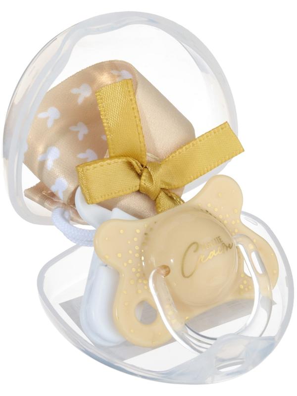 Соска - пустышка ортодонтическая «Счастье» силикон, в контейнере +6мес.