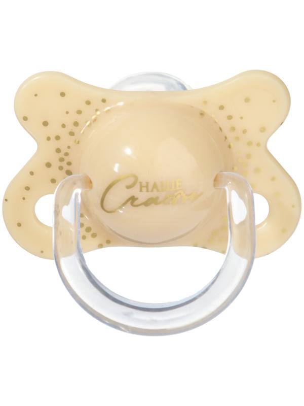 Соска - пустышка ортодонтическая «Счастье» силикон, в контейнере +6мес.