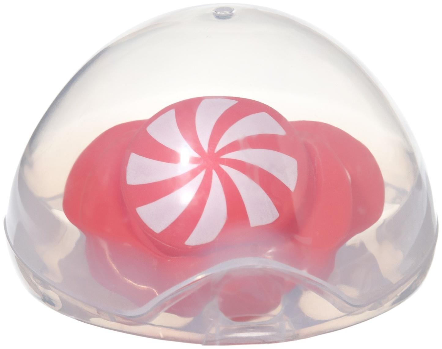 Соска - пустышка ортодонтическая «Карамелька», в контейнере силикон, +6мес.