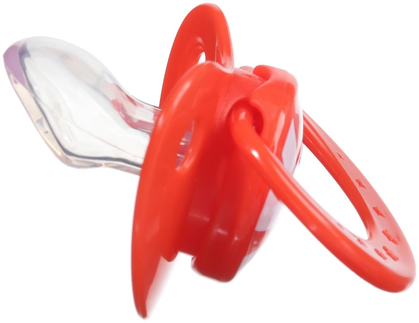 Соска - пустышка ортодонтическая «Карамелька», в контейнере силикон, +6мес.