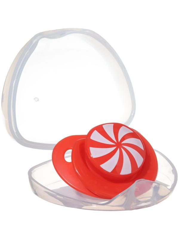 Соска - пустышка ортодонтическая «Карамелька», в контейнере силикон, +6мес.