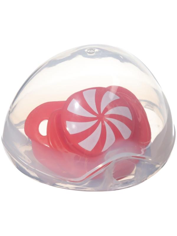 Соска - пустышка ортодонтическая «Карамелька», в контейнере силикон, +6мес.