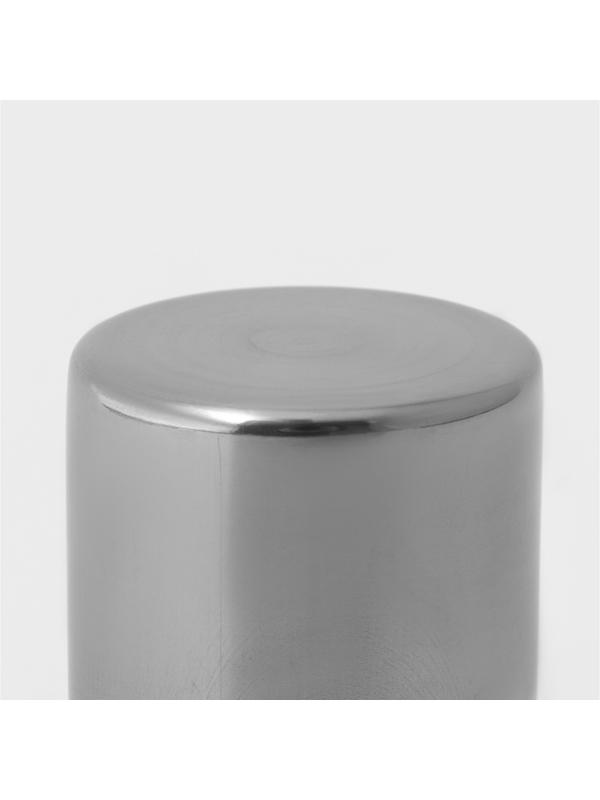 Диспенсер для сахарной пудры, 100 мл, 6×8 см, цвет хромированный