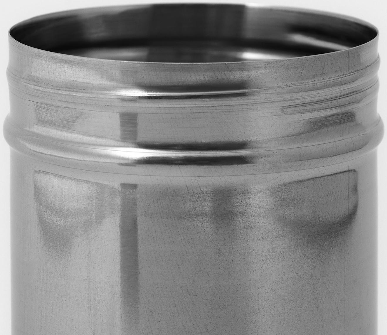 Диспенсер для сахарной пудры, 300 мл, 7×12,6 см, цвет хромированный