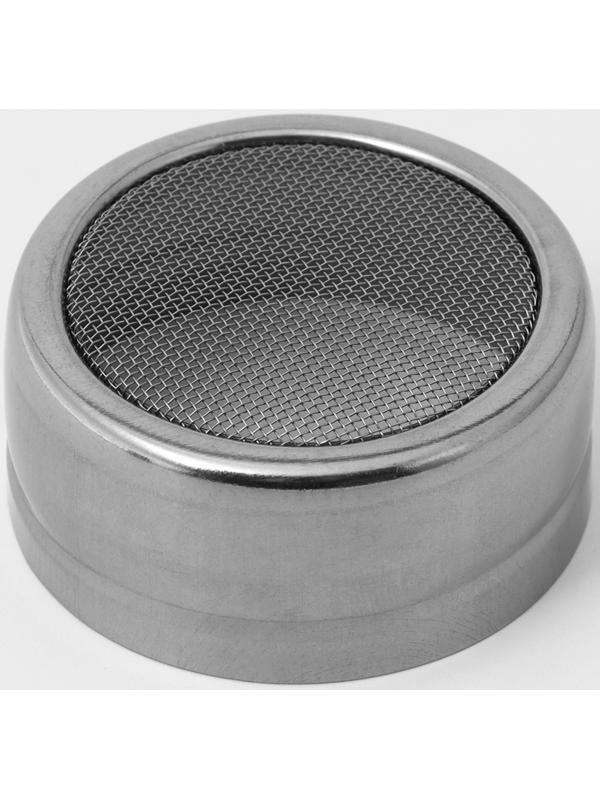 Диспенсер для сахарной пудры, 300 мл, 7×12,6 см, цвет хромированный