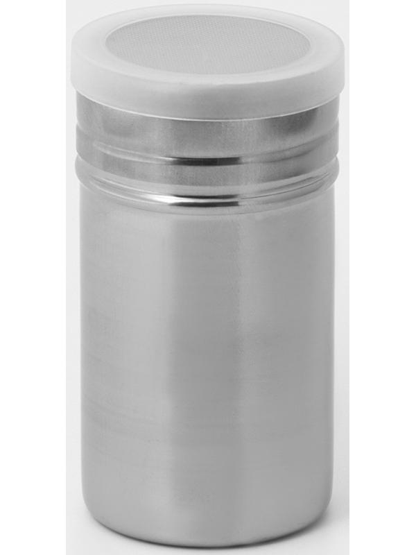 Диспенсер для сахарной пудры, 300 мл, 7×12,6 см, цвет хромированный