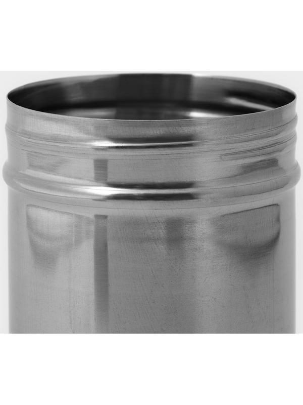 Диспенсер для сахарной пудры, 300 мл, 7×12,6 см, цвет хромированный