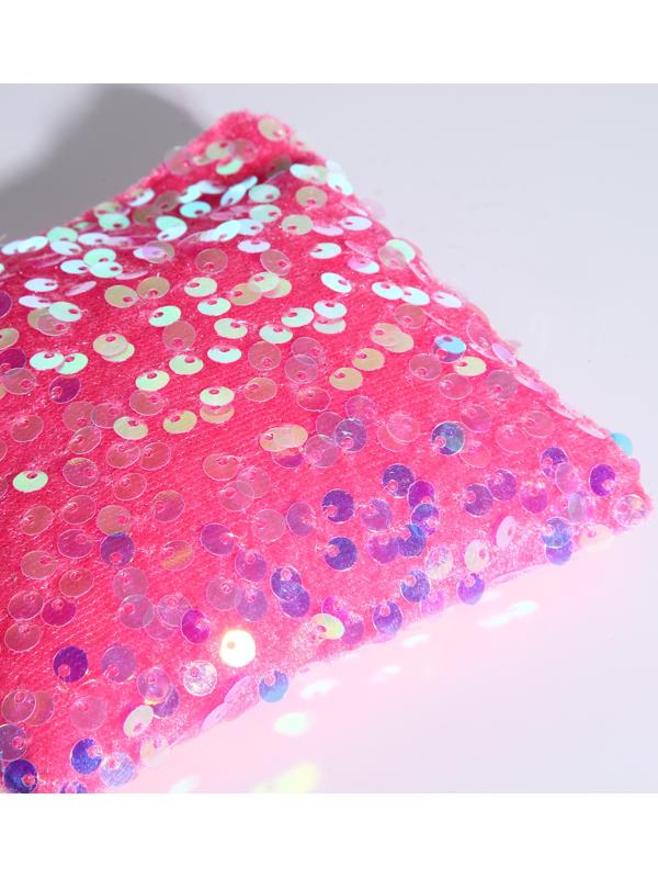 Кошелёк на молнии, цвет розовый