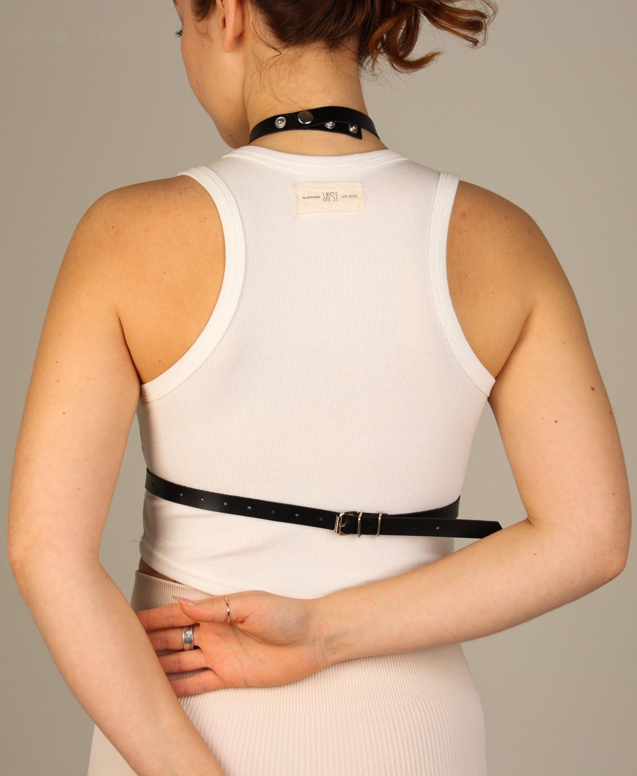 Карнавальная портупея, цвет чёрный