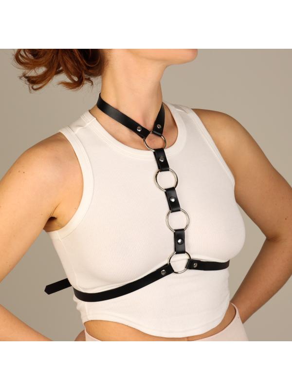 Карнавальная портупея, цвет чёрный