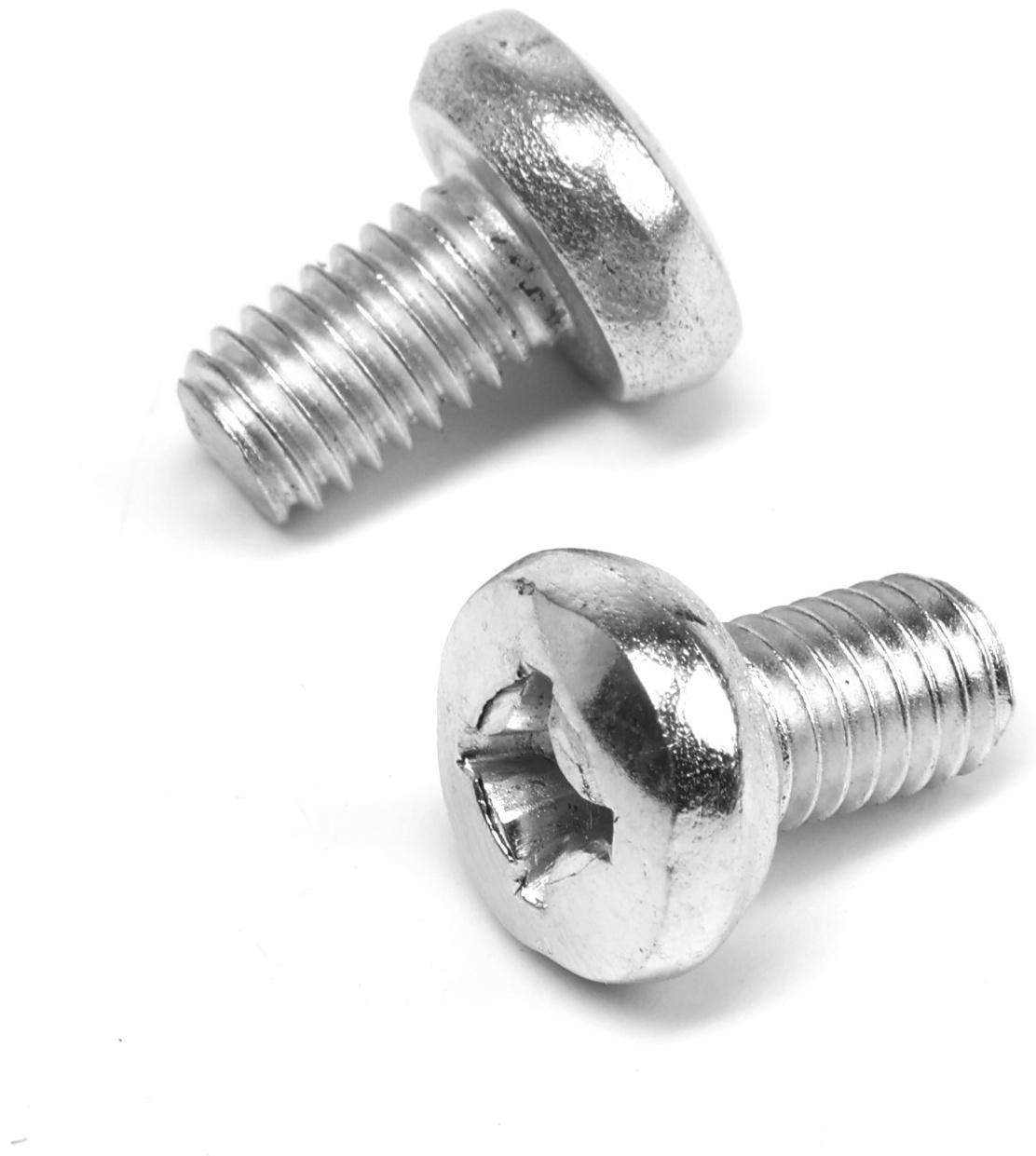 Винт ТУНДРА, с полукруглой головкой, оцинкованный, DIN7985, М6х10 мм, 1000 шт