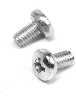 Винт ТУНДРА, с полукруглой головкой, оцинкованный, DIN7985, М6х10 мм, 1000 шт