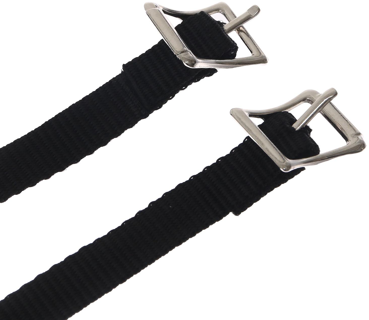 Тренчики для шпор из нейлона, 500 мм, черный, набор 2 шт