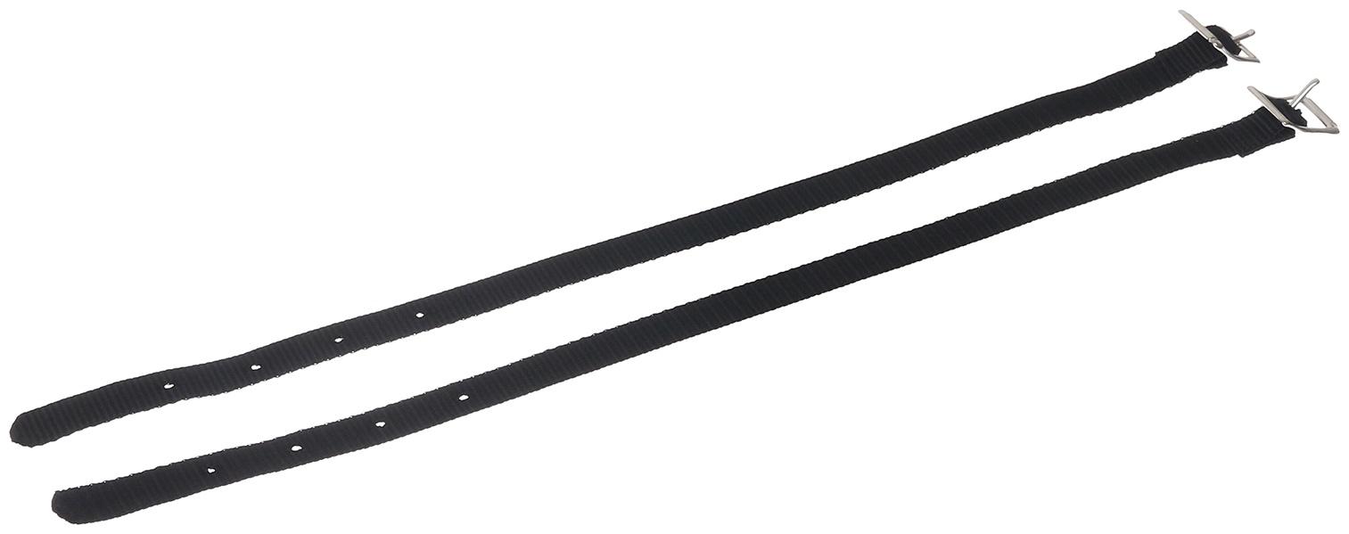 Тренчики для шпор из нейлона, 500 мм, черный, набор 2 шт