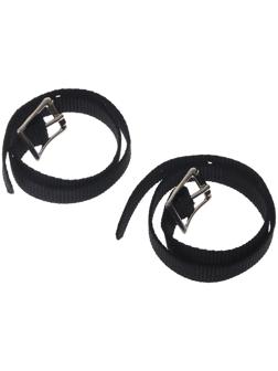Тренчики для шпор из нейлона, 500 мм, черный, набор 2 шт