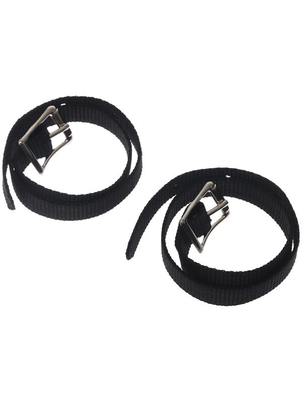 Тренчики для шпор из нейлона, 500 мм, черный, набор 2 шт
