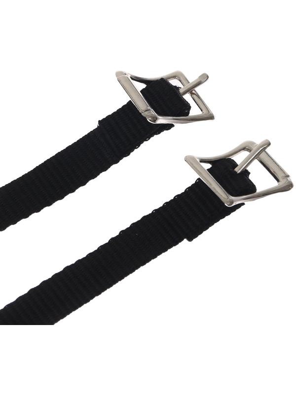 Тренчики для шпор из нейлона, 500 мм, черный, набор 2 шт