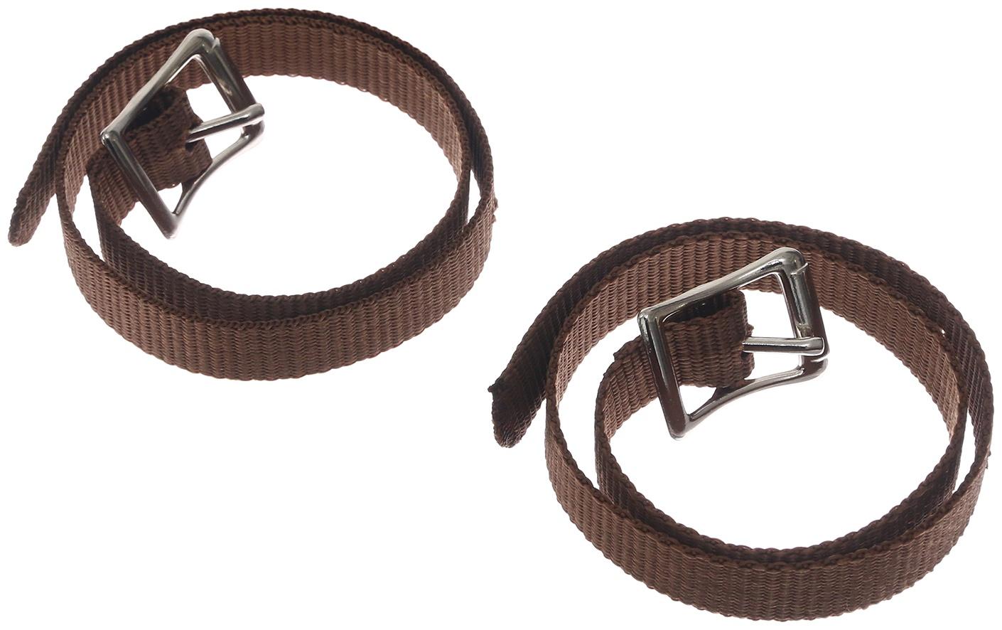 Тренчики для шпор из нейлона, 500 мм, коричневый, набор 2 шт
