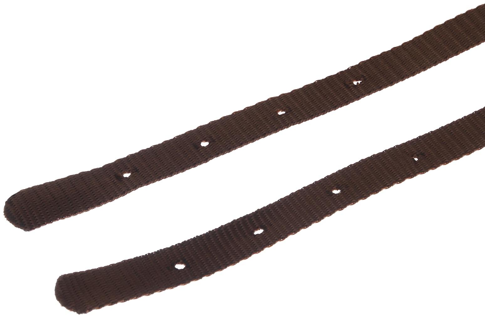Тренчики для шпор из нейлона, 500 мм, коричневый, набор 2 шт