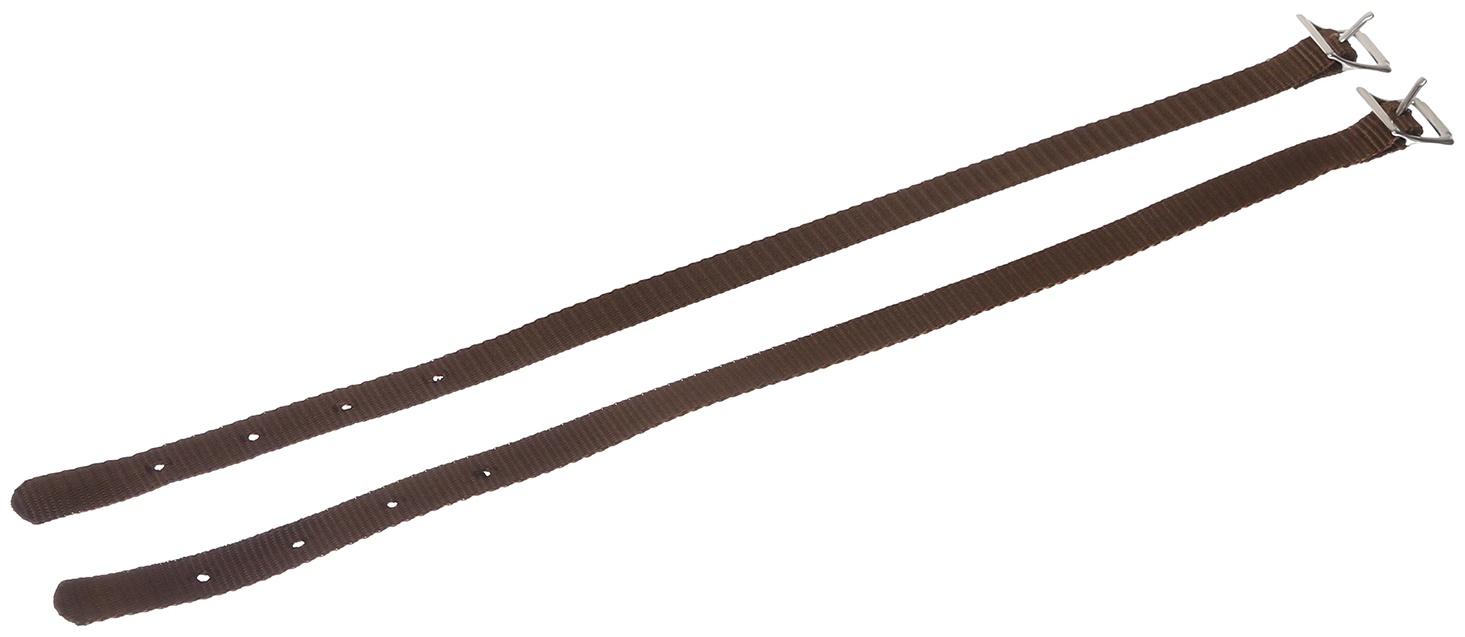 Тренчики для шпор из нейлона, 500 мм, коричневый, набор 2 шт