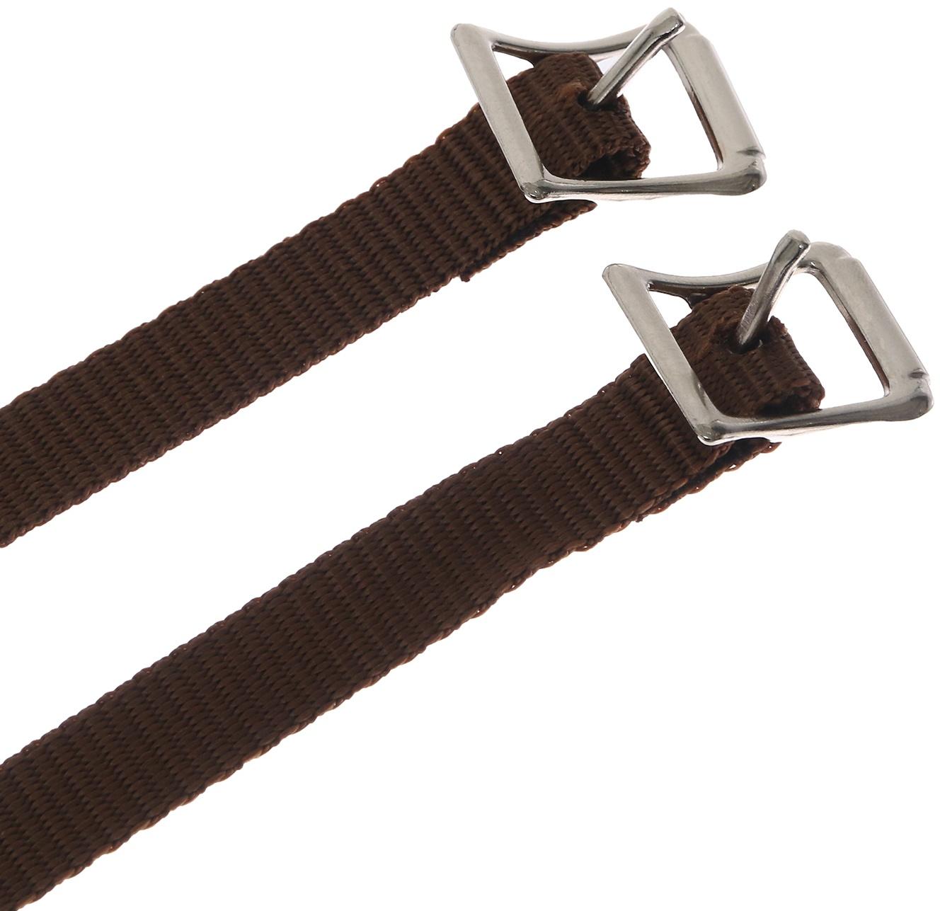 Тренчики для шпор из нейлона, 500 мм, коричневый, набор 2 шт