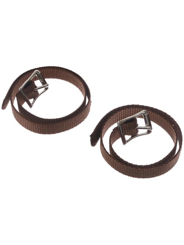 Тренчики для шпор из нейлона, 500 мм, коричневый, набор 2 шт
