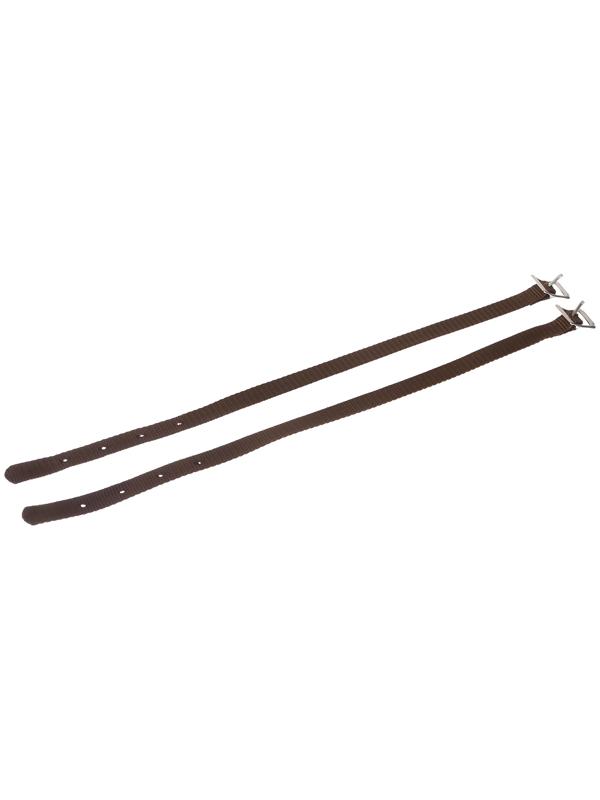 Тренчики для шпор из нейлона, 500 мм, коричневый, набор 2 шт
