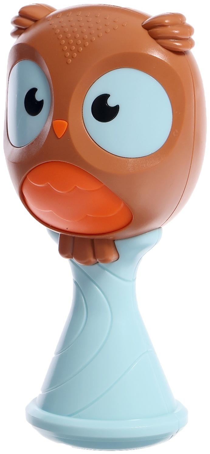 Погремушка с прорезывателем «Совушка»