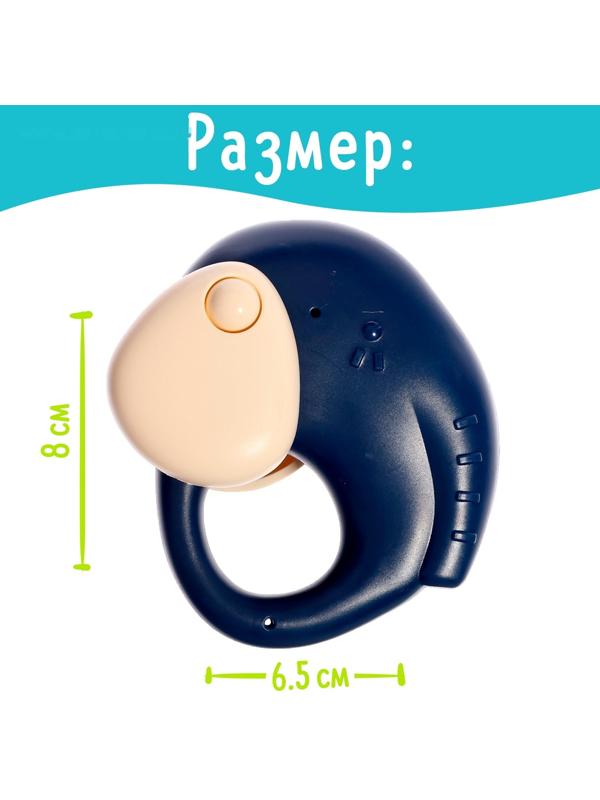 Набор погремушек с прорезывателями «Мишутка», в музыкальном кейсе, 6 шт.
