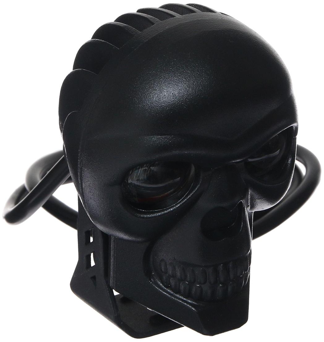 Прожектор череп для автомобиля 12 / 24 В, чёрный